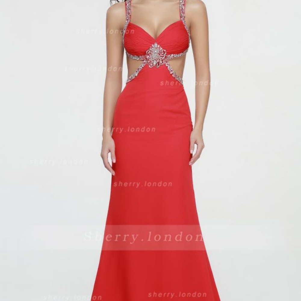 Red Prom Dress - Picture 2 of 5